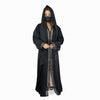Noir Lace Elegance Abaya