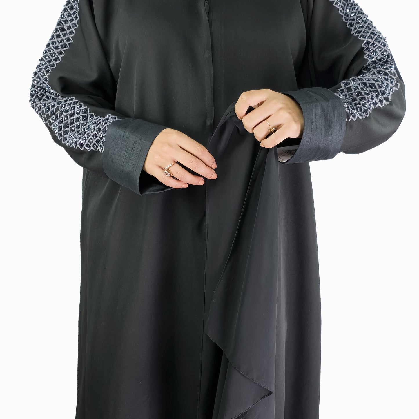 Luxe Sleeve Embellished Abaya