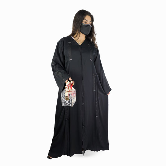 Classic Ribbon Detail Abaya