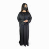 Noir Leaf Embellished Abaya