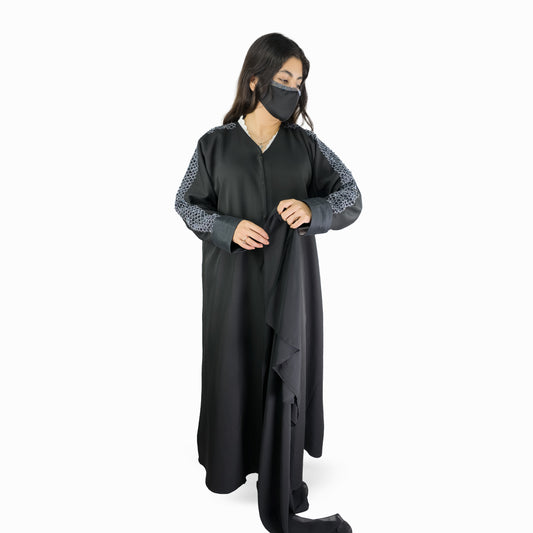 Luxe Sleeve Embellished Abaya