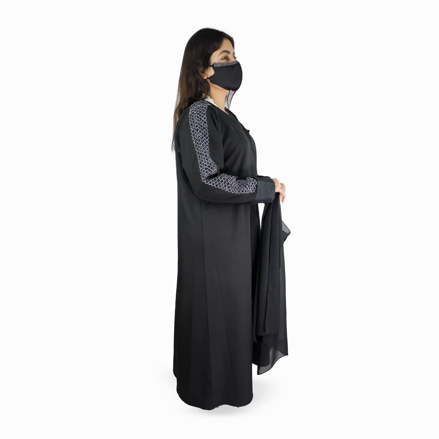 Luxe Sleeve Embellished Abaya