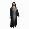 Laser Cut Vine Detail Abaya