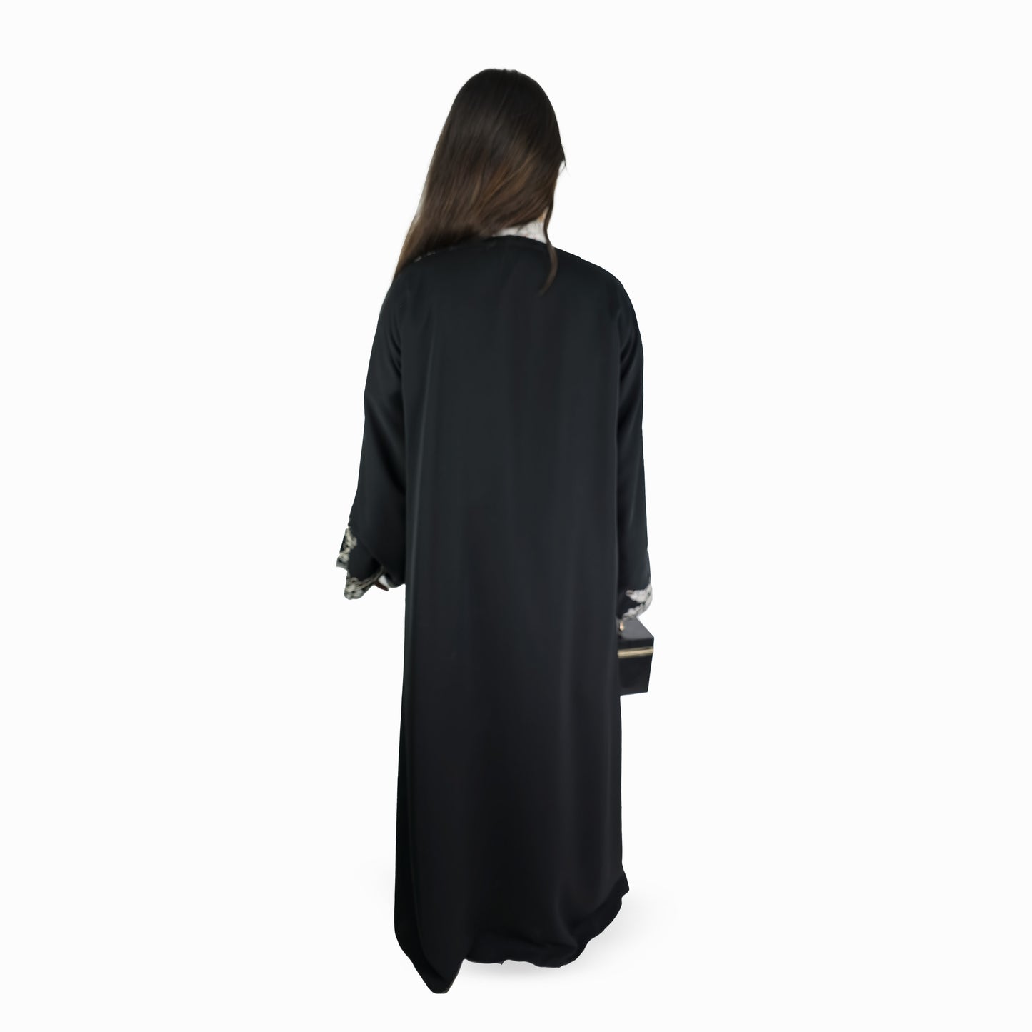 Laser Cut Vine Detail Abaya