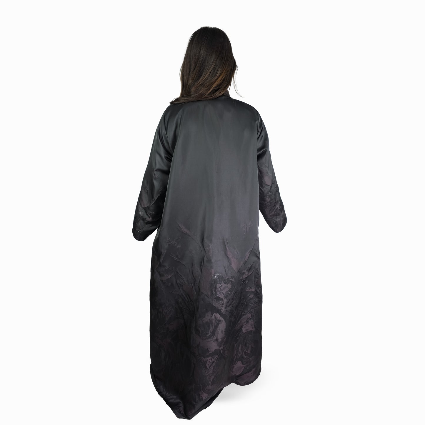 Winter Noir Printed Abaya