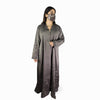 Mocha Winter Printed Abaya