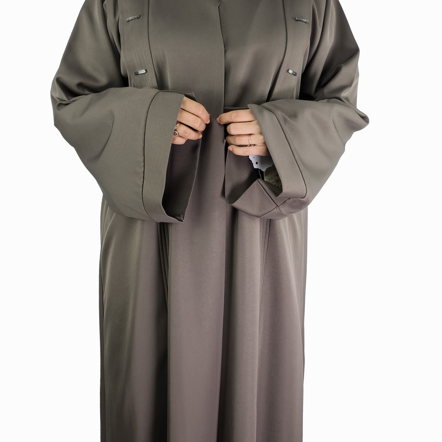 Modern Pleated Panel Abaya