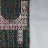 Emirati Mukhawar – Dark Green with Pink Floral Embroidery