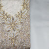 Emirati Mukhawar – Champagne Beige with Gold & Silver Embroidery