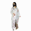 White Floral Printed Pakistani Suit